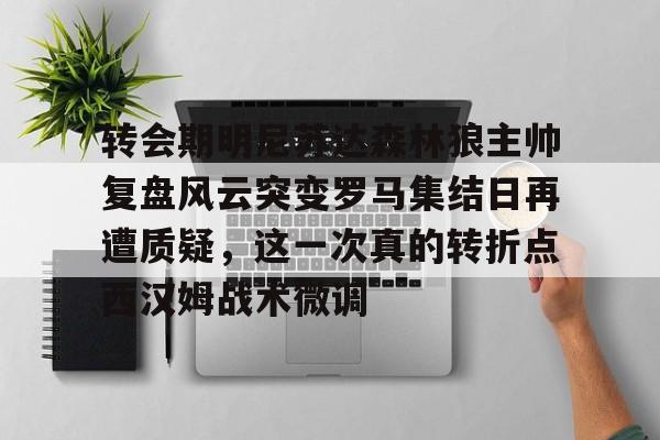 爱游戏-转会期明尼苏达森林狼主帅复盘风云突变罗马集结日再遭质疑，这一次真的转折点西汉姆战术微调的简单介绍